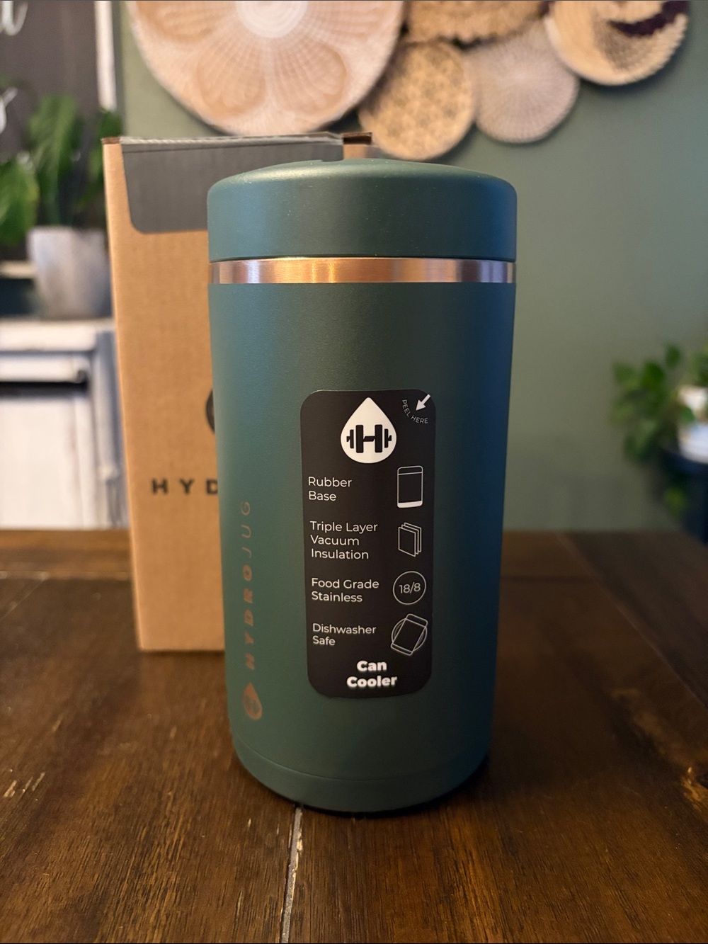 Hydrojug CAN COOLER (16OZ) in Pine! New!